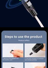 100Pcs Splicer Fiber Optic Connector For SC-APC SC-UPC FTTH Embedded Leather