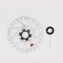 3pc RT64 – 160mm/180 Deore Disc Brake Rotor – Centre Lock