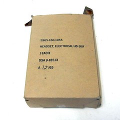 HEADSET ELECTRICAL HS-16 A 5965-160- 1055