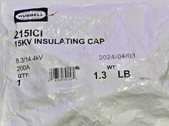 Hubbell 215ICI 15KV LOAD BREAK INSULATION CAP 200A (SEALED)