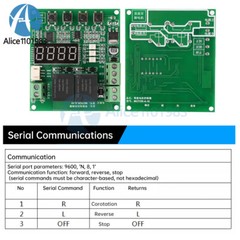 12V24V DC Motor Forward Reverse Controller Drive Module Limit Timing Delay