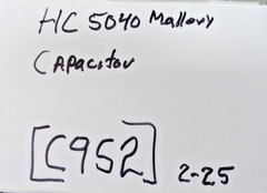 HC5040 Mallory Electrolytic capacitor 4000uF 50VDC Computer Grade USA [C9S2]