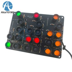 DC5V DIY Clock Kits Electronic Soldering Practice Kit For Learning USB Interface