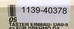 BARTEC Endlagenschalter 07-1531 EEX-geprüft 250VAC 5A 250VDC max. 80W Nr.3930