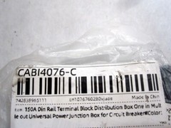 150A Din Rail Terminal Block Distribution Box One in Multiple out Universal