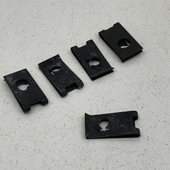 (12-Pack) 3/16″ Screw Thread U-Clip Speed Nuts, Black