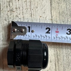 4 – 25MM M25 NYLON CABLE GLAND IP68 WATERPROOF LOCK NUT WASHER CCTV IP JUNCTION