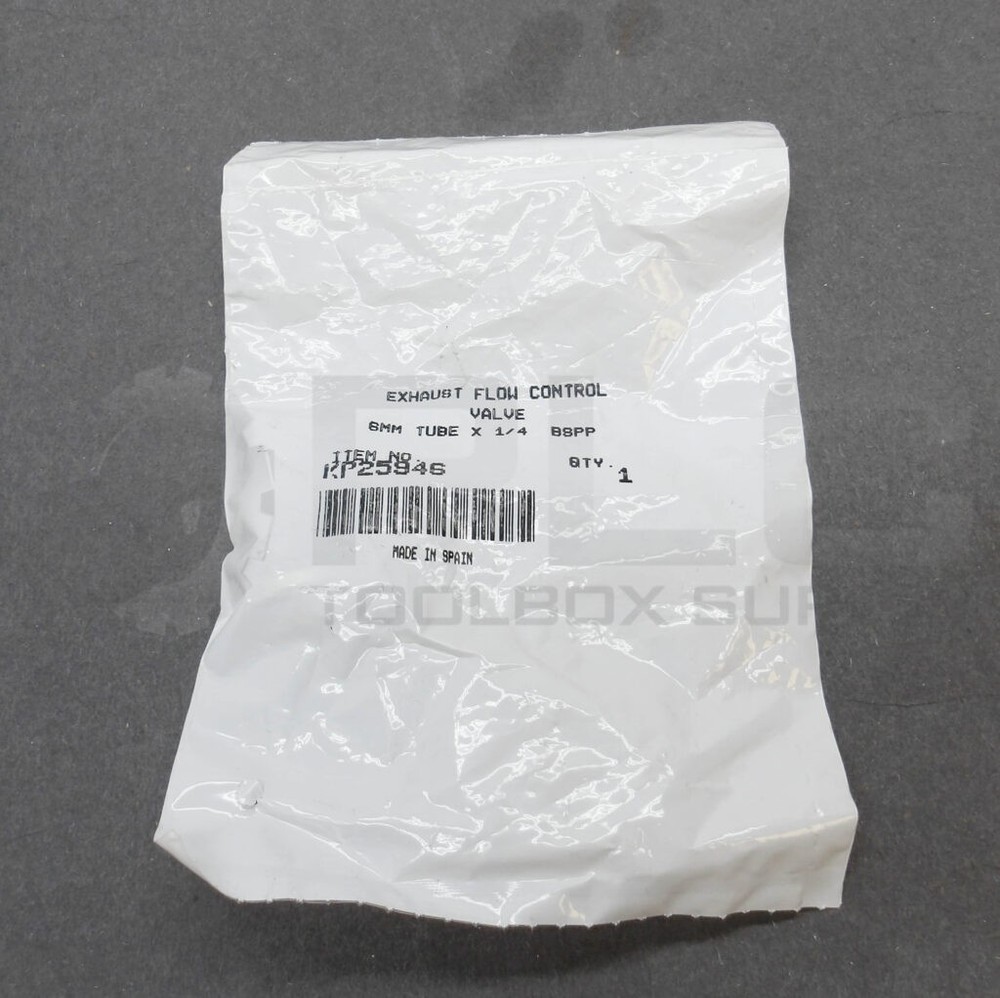 SEALED NEW LEGRIS KP25946 EXHAUST FLOW CONTROL VALVE 6MM TUBE X 1/4 BSPP