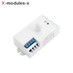 DC12-24V AC110-240V 5.8GHz Microwave Radar Sensor Body Motion HF Detector Switch
