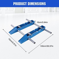 Cable Drum Reel Dispenser Adjustable Cable Roller Stand Load 3307 LBS Capacity