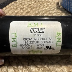 BMI MARS 11068 START CAPACITOR