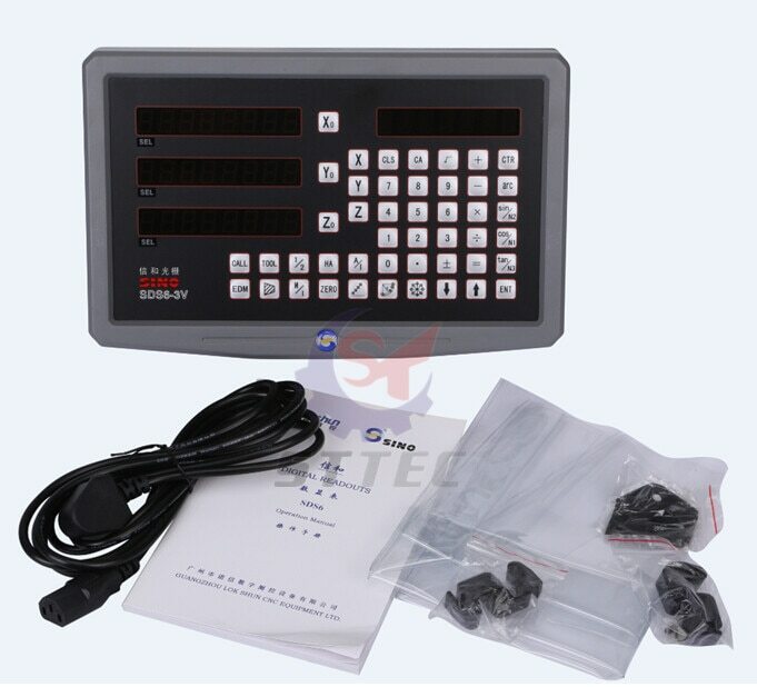 Sino SDS6-3V 3 axis remote dro digital readout for lathe and milling machine