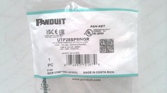 PANDUIT UTP28SP8INGR, PAN-NET CAT6 COPPER PATCHCORD, NEW #348072