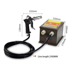 High Efficiency Antistatic Air Gun + Generator Electrostatic Precipitator