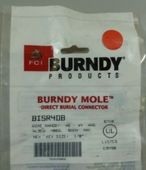 Burndy BISR4DB 600V AL9CU 486D 6-4AWG Direct Burial Connector – Factory Sealed