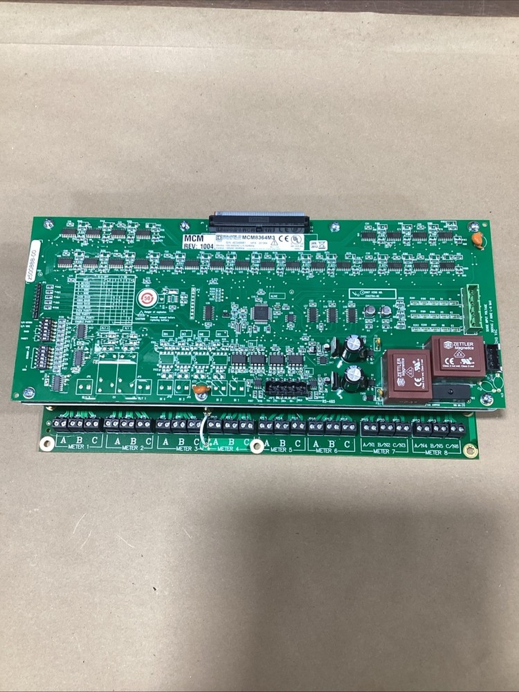 Square D MCM8364M3 Power Logic Multi-Circuit Monitoring Assembly 100-300VAC