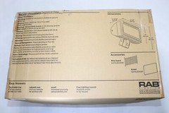 RAB FXLED300T-D10 300W LED FLOOD LIGHT, TRUNNION MT 5K 38,292LUM 0-10 DIM BRONZE