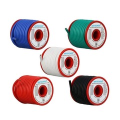 BNTECHGO 12 Gauge Silicone Wire Kit Red Black White Blue and Green Each 25ft …
