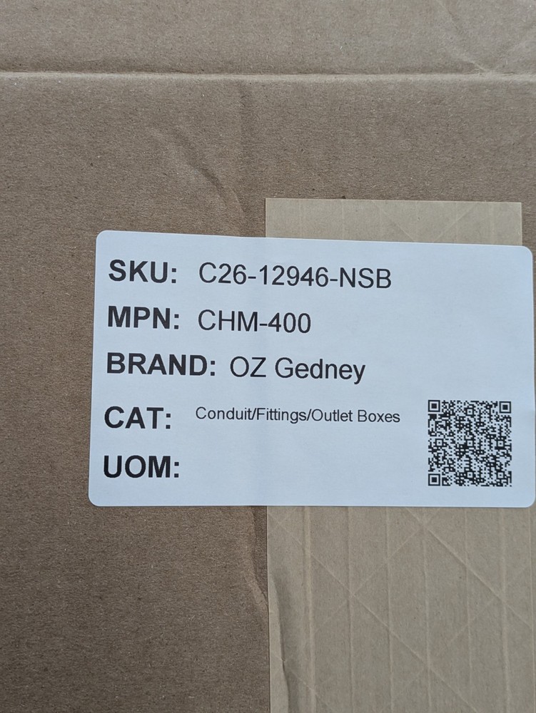 OZ GEDNEY CHM-400 CONDUIT/FITTINGS