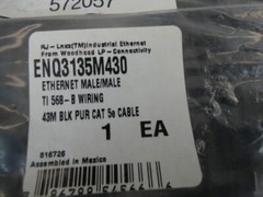 140′ CAT 5e Ethernet Cable, Male/Male RJ45 Connectors – NEW Surplus!