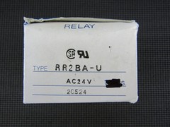 Idec RR2BA-UAC24V Power Relay DPDT 24VAC 10A RR Series Non-Latching – New No Box