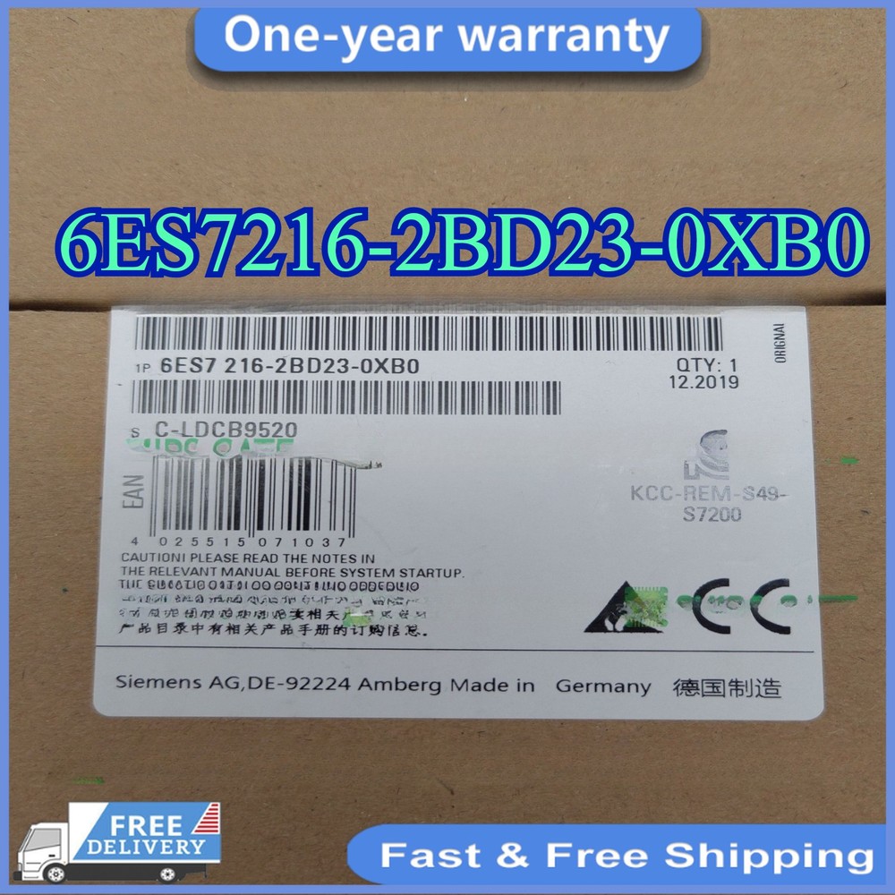 6ES7216-2BD23-0XB0 1PCS New Siemens PLC In Box Free shipping Good quality