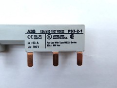 ABB 1SA M101937R0022 Bus Bar PS3-2-1 600VAC 63A 3-Phase**LOT OF 2**