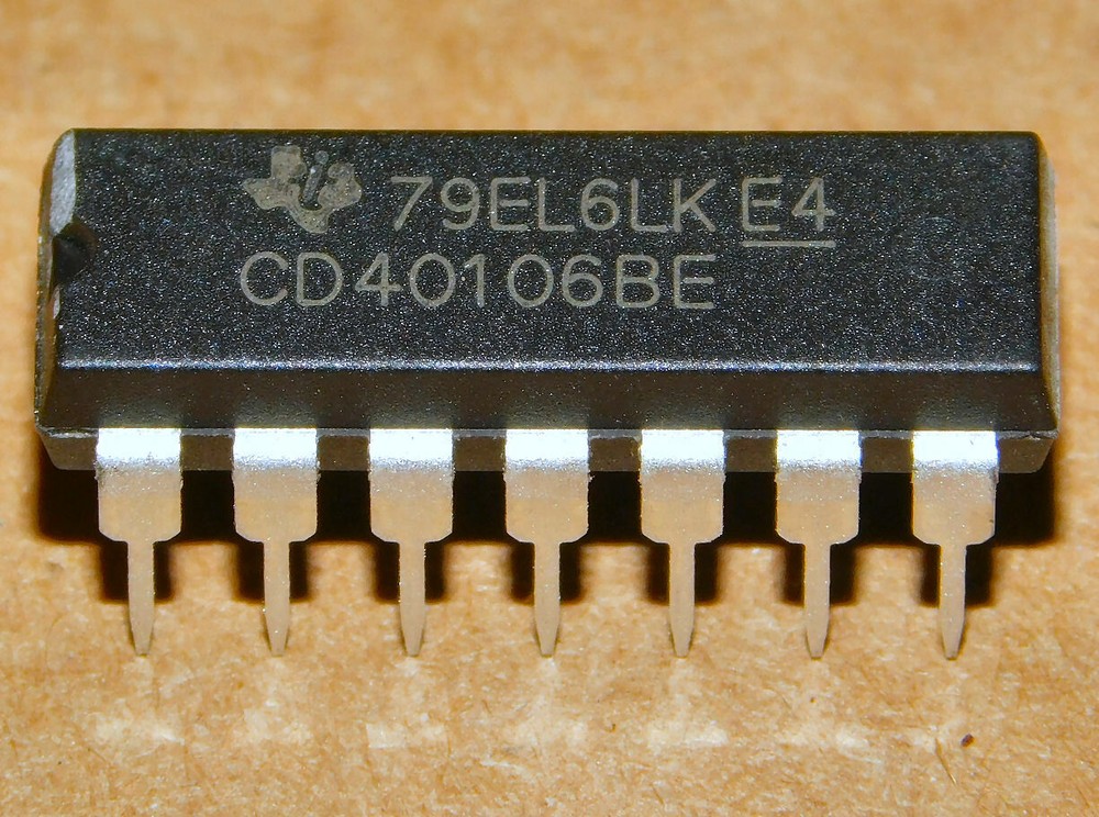 10 Pcs TI CD40106BE CD40106 Hex Schmitt Trigger IC’s ~ USA Shipping w/Tracking