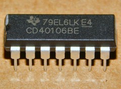 10 Pcs TI CD40106BE CD40106 Hex Schmitt Trigger IC’s ~ USA Shipping w/Tracking