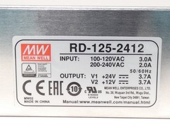Mean Well RD-125-2412 Switching Power Supply 100-240VAC 3.0A-2.0A – NEW Surplus!