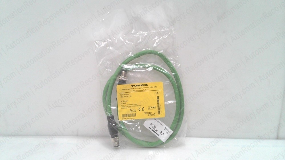 TURCK RSSD RSSD 423-1M, PROFINET INDUSTRIAL ETHERNET CABLE, U-38542, NEW #343601