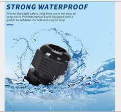 IP68 Cable Gland Cable Gland Joints Industrial Use Manual Installation