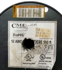 CME E102470 Brown Machine Tool Insulated Wire 10 AWG Approx 45′ Long, 2 lbs 3oz