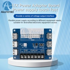 ATX Power Supply Breakout Board USB Charging Desktop Chassis Power Adapter Board