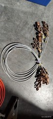 Stewart Browne A1 3 ft steel grounding cable with 2 copper alligator clips