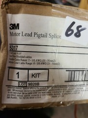 3M Motor Lead Pigtail Splice Kit 5317 5/8 kV, Non-Shielded, 2-1/0 AWG new in box