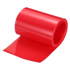 Battery Wrap Heat Shrink Tubing 51mm Dia 80mm Flat 8 Feet Red