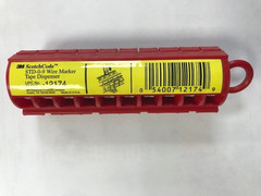 3M STD-0-9 ScotchCode Wire Marker Tape Dispenser with Tape