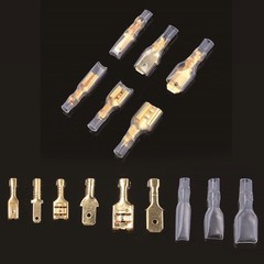 Lugs Connectors Electrical Terminals Crimp W/ Sleeves Set 315pcs Spade