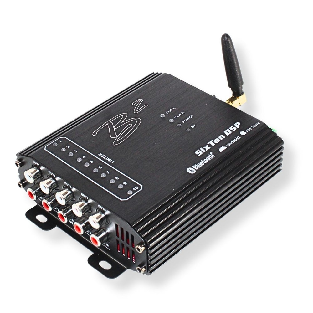B2 Audio Black 4v 10 Channel DSP with Bluetooth iOS/Android App 96 KHz – 32 Bit