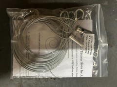 AIRCRAFT CABLE WITH HOOKS 2 PIECES PER SET # HW-FC008
