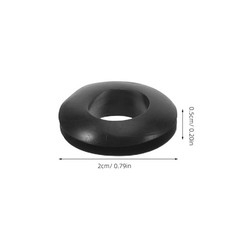 260 Pcs Electrical Wire Protector Grommet Rubber Gasket for Sealing Wires