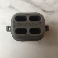 10x DT06-08SA-E008 Deutsch DT 8-Pin Plug Connector Kit Gray A-Key Shrink Boot