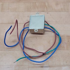 Corcom 5VK3 EMI Filter, Single Phase, 120/250V, 50/60Hz, 5A – USED
