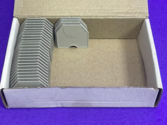 Telemecanique AB1AC24 End plate for 2.5/4mm Terminal Blocks, Grey [Lot of 28]
