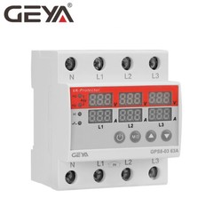 Over Current Protector Over&Under voltage Protective Three Phase Device 63A 220V