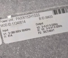 Honeywell NXS0400A1000 40hp Drive 380-500v 61A
