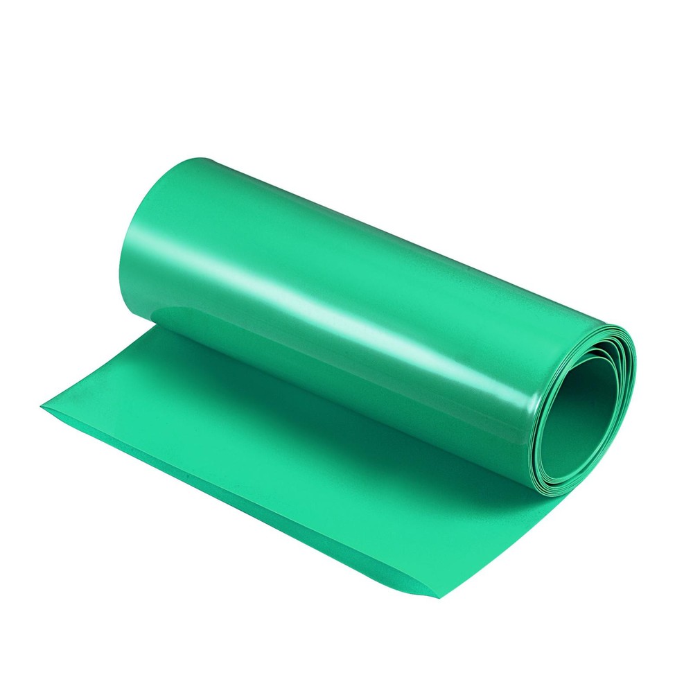 Battery Wrap, 150mm(6-inch) Flat 1.5m PVC Heat Shrink Tube Wraps Light Green