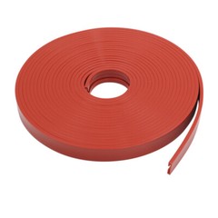Red Double U-profil Edging Trim Seal Glass Metal Plate P Clip Edge Protection