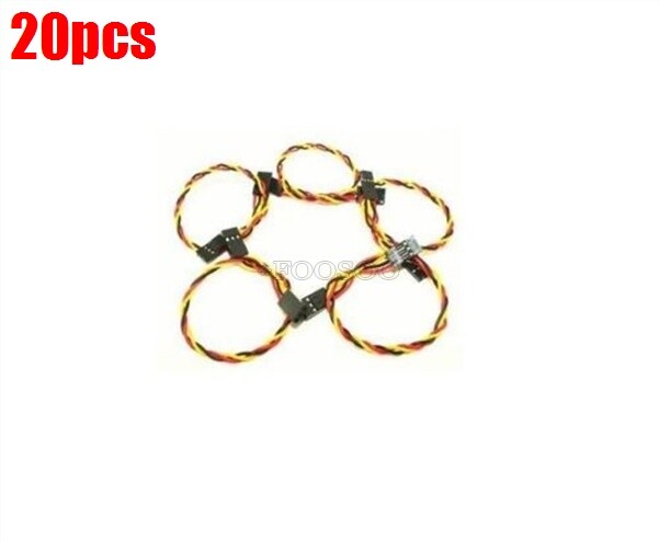 20Pcs Dupont Wire Cable Line 3P-3P Pin Header Connector Compatible W 2.54MM P my